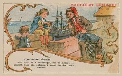 Jean Bart, late 17e eeuwse marinecommandant en kaper, als jongen door French School