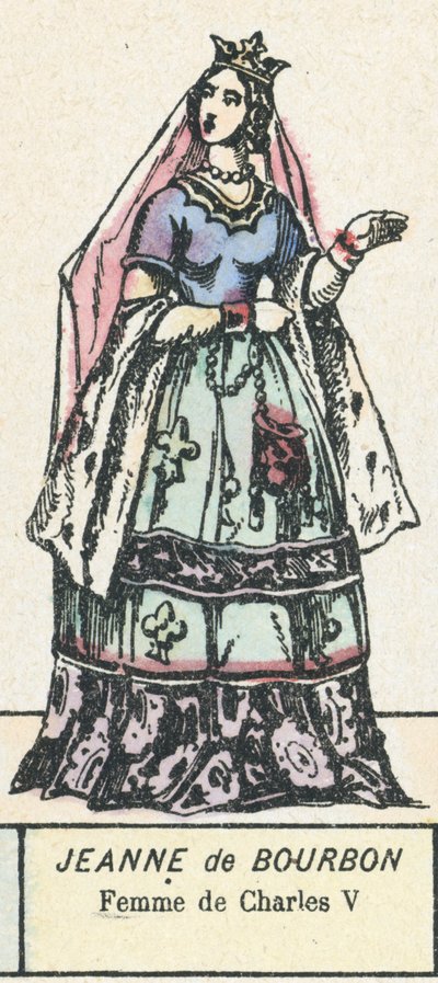 Jeanne van Bourbon, Vrouw van Karel V door French School
