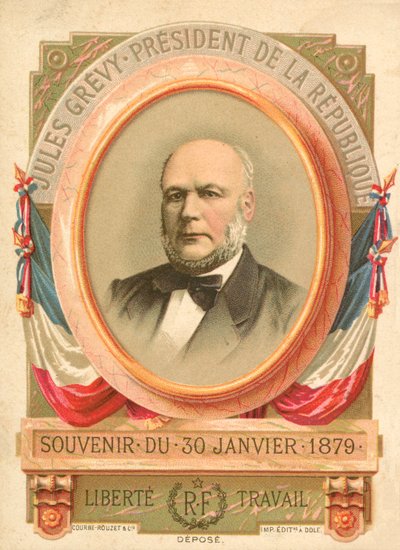 Jules Grevy, President van Frankrijk, 1879 door French School