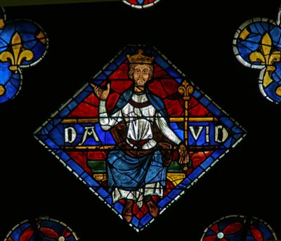 Koning David door French School