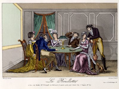 La Bouillotte, c.1810 door French School