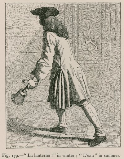 De lantaarn! in de winter; Leau in de zomer door French School