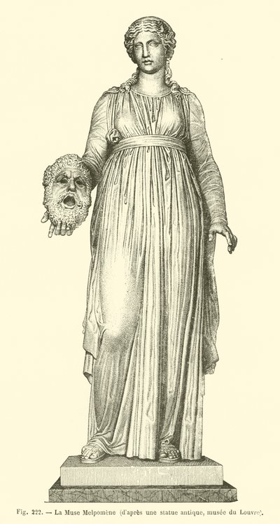 De Muze Melpomene door French School