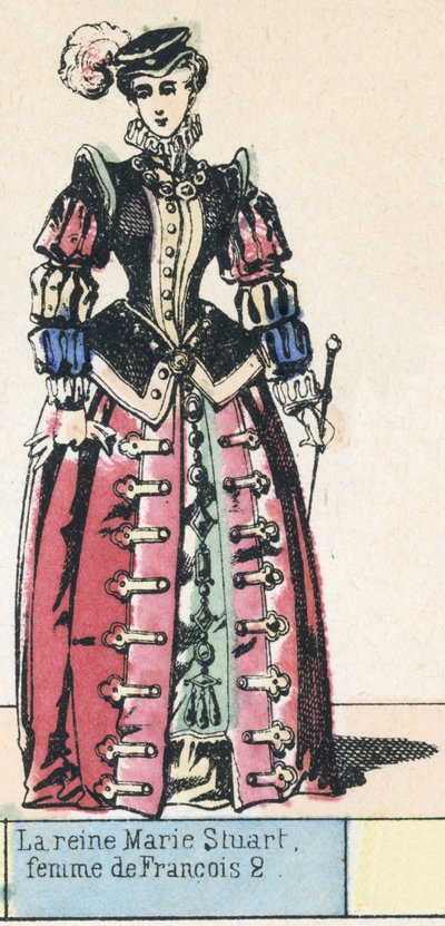Koningin Maria Stuart, Vrouw van Frans II door French School