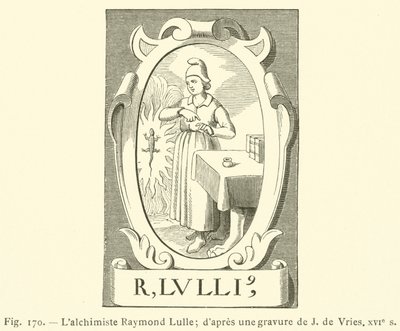 De alchemist Raymond Lulle door French School