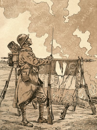 Le Bleuet. Symbool van herinnering en solidariteit in Frankrijk, voor veteranen en slachtoffers van de Eerste Wereldoorlog door French School