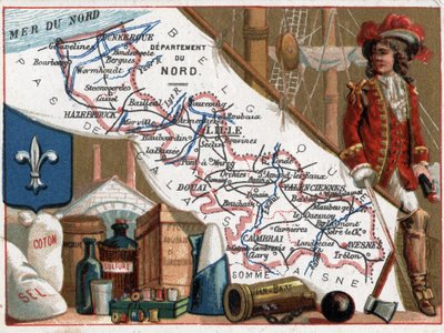 Le Nord (59), Nord Pas De Calais, Frankrijk. Portret van Jean Bart (Jan Bart of Jan Baert) door French School