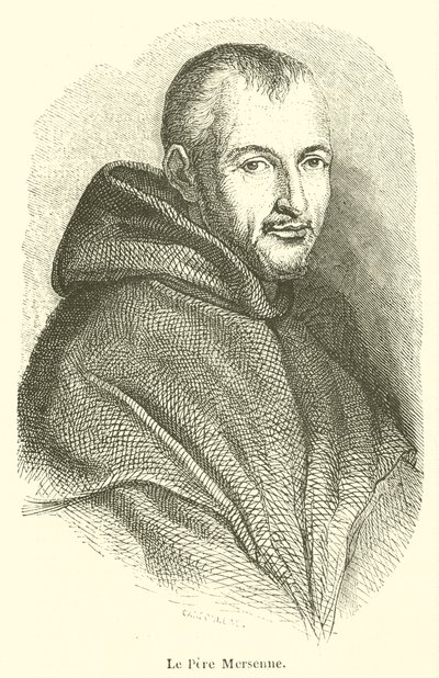 Pere Mersenne (gravure) door French School