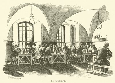 De refter (gravure) door French School