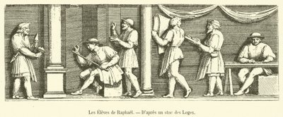 De leerlingen van Raphael door French School