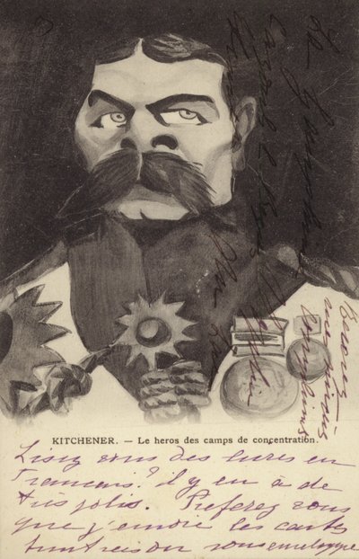 Lord Kitchener (litho) door French School