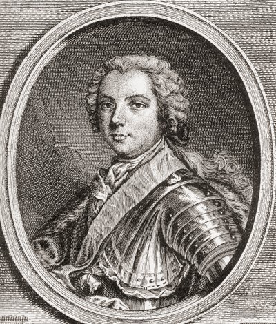 Louis, Dauphin van Frankrijk, 1729-1765. Enige overlevende zoon van Koning Lodewijk XV. Uit Les Heures Libres gepubliceerd 1908. door French School