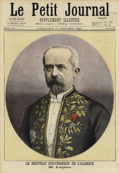 Louis Lepine, nieuwe Franse gouverneur van Algerije, 1897 door French School