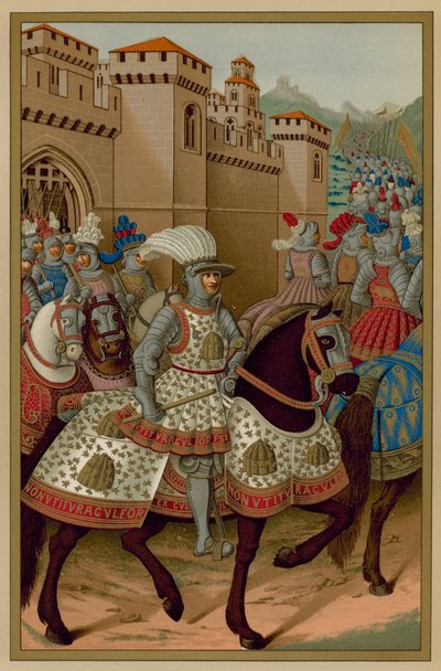Lodewijk XII verlaat Alexandrië op 24 april 1507 door French School
