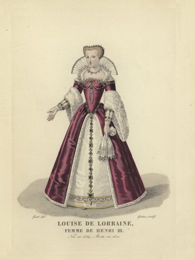 Louise van Lotharingen, vrouw van koning Hendrik III van Frankrijk door French School