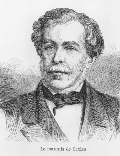 Luís Alves de Lima e Silva, Hertog van Caxias (gravure) door French School