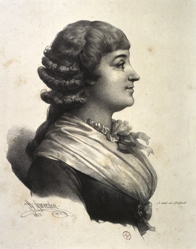 Madame Roland (Marie-Jeanne Roland de la Platière) door French School