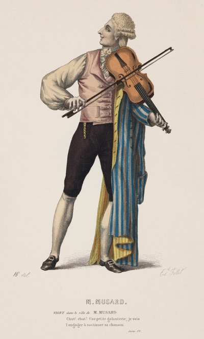M Musard, Scene XV door French School