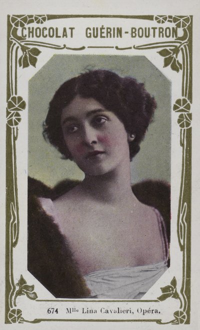 Mademoiselle Lina Cavalieri, Opera door French School