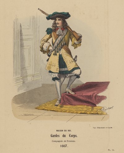 Maison Du Roi, Lijfwachten, Compagnie de Tresmes door French School