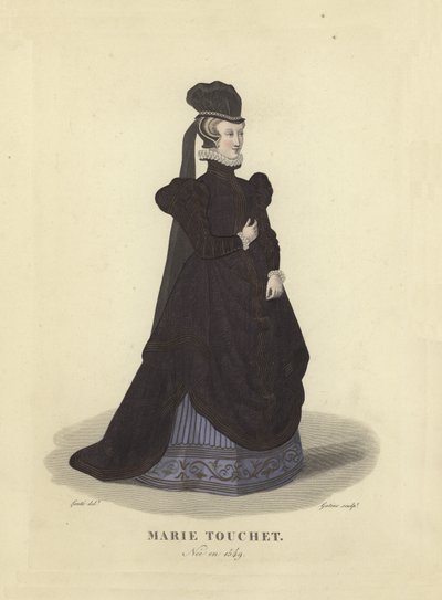 Marie Touchet, minnares van koning Karel IX van Frankrijk door French School