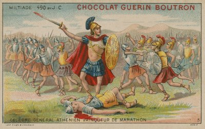 Miltiades, Atheense generaal en overwinnaar van de Slag bij Marathon, 490 v.Chr. door French School