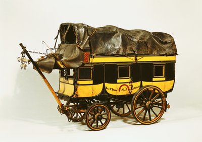 Model van een veertig zitplaatsen omnibus door French School