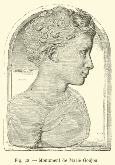Monument van Marie Goujon door French School