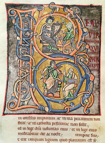 Ms 3 fol.255 Geïllustreerde initiaal 