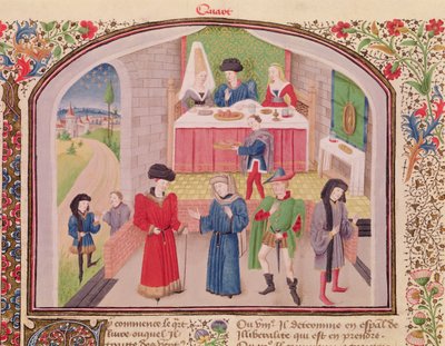 Ms 927 Fol.52v Verkwisting, Vrijgevigheid en Hebzucht, uit Ethiek, Politiek en Economie door Aristoteles (384-322 v.Chr.) door French School