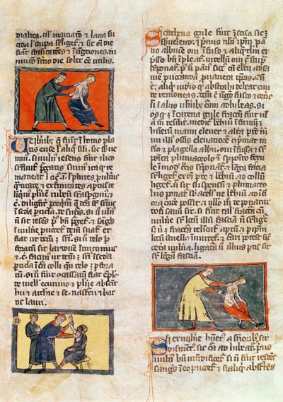Ms H 89 fol.17r Chirurgie, uit een editie van het 