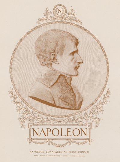 Napoleon Bonaparte als Eerste Consul door French School