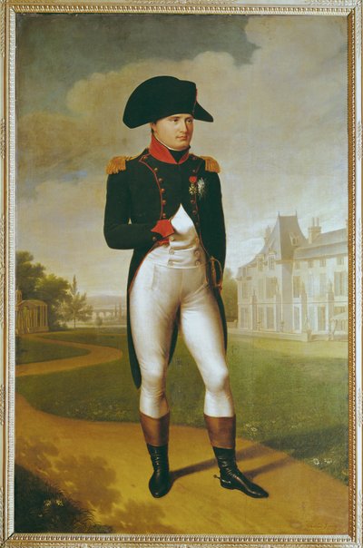 Napoleon I in Malmaison ... door French School