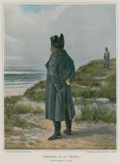 Napoleon op Sint-Helena door French School