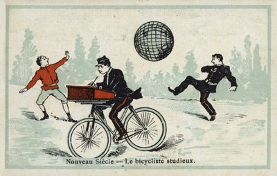 Nieuw eeuw - de ijverige fietser door French School