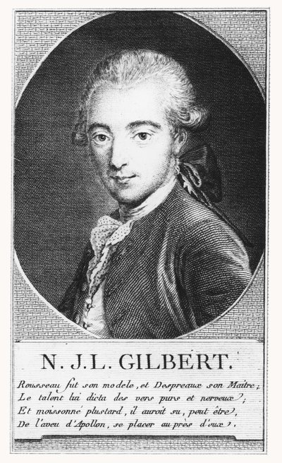 Nicolas J. Gilbert (gravure) door French School