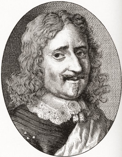 Nicolas V de Neufville de Villeroy, 1e hertog van Villeroy, 1598-1685. Franse edelman en maarschalk van Frankrijk. Uit Les Heures Libres gepubliceerd 1908 door French School