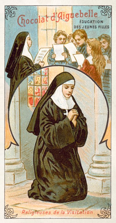 Nonnen van de Orde van de Visitatie van de Heilige Maria door French School