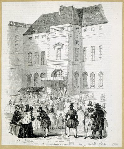 Opening van het Musee Royal (Musee du Louvre), 15 maart door French School