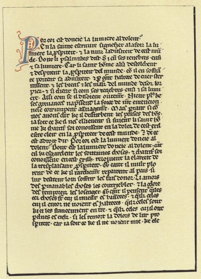 Pagina uit Paus Gregorius