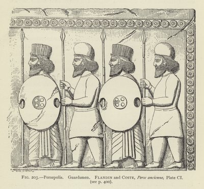 Persepolis, wachters door French School