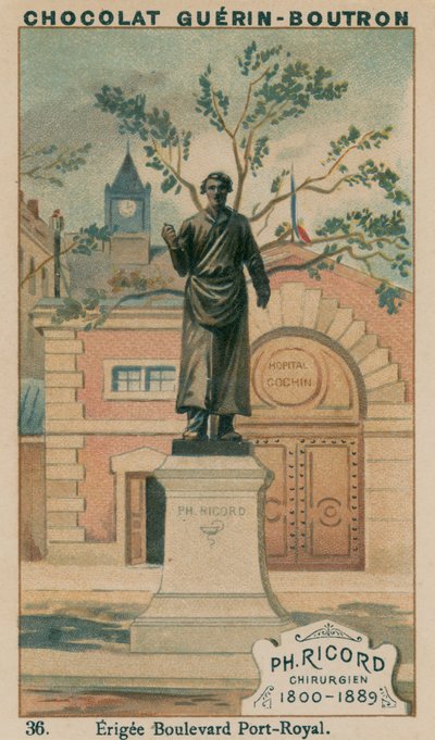 Ph Ricord, Chirurg, 1800-1889, Opgericht Boulevard Port-Royal door French School