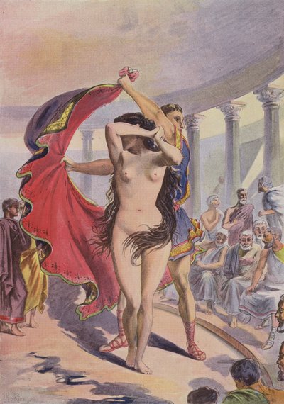 Phryne voor de Areopagus door French School