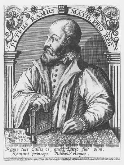 Pierre Ramus (gravure) door French School