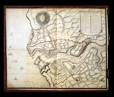 Plan van de haven en het arsenaal van Brest, 1676 door French School