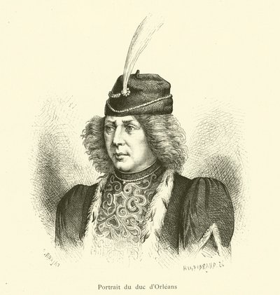 Portret van de hertog van Orleans door French School