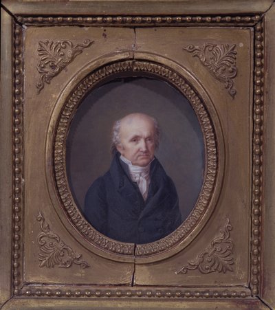 Portret van Abraham-Louis Breguet, begin 19e eeuw door French School