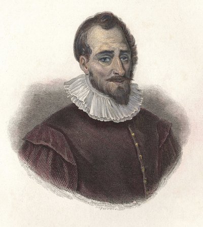 Portret van Adam de Craponne (1527-1576), Franse wiskundige en ingenieur. In 