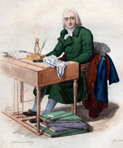 Portret van Andre Ernest Modeste Gretry (1741-1813), Franse componist door French School