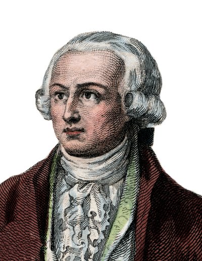 Portret van Antoine Laurent de Lavoisier (1743-1794), Franse chemicus door French School